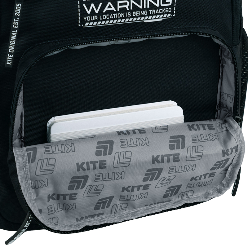 Multifunctional & Customizable Kite Black Backpack – K25-1019L-2