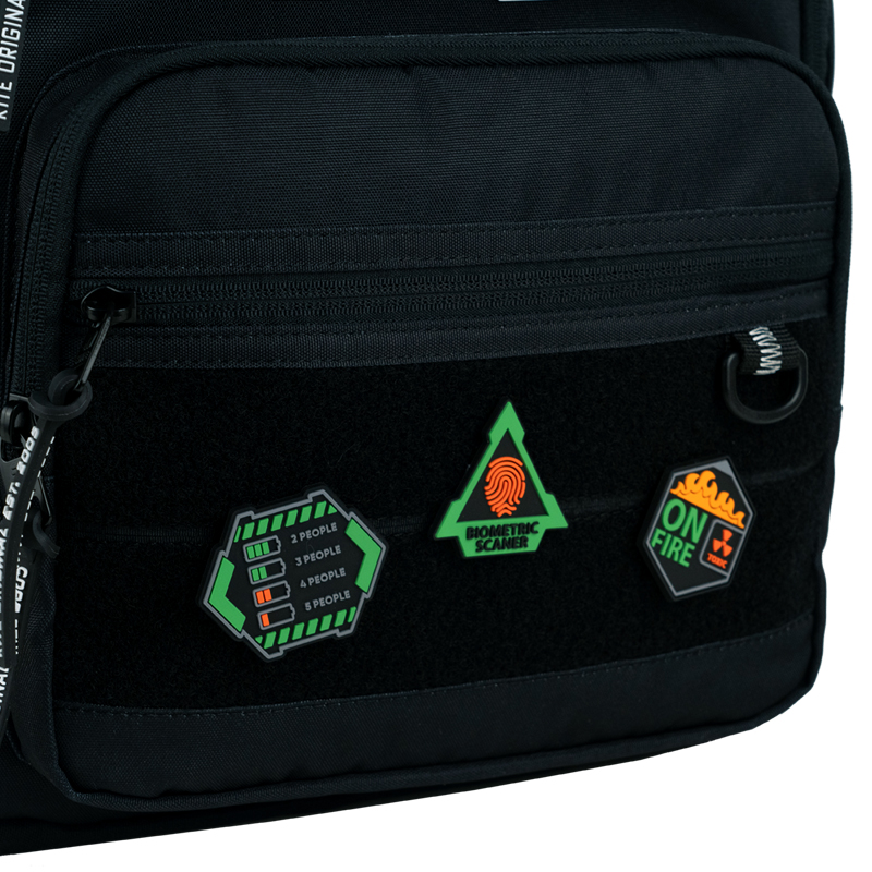 Multifunctional & Customizable Kite Black Backpack – K25-1019L-2