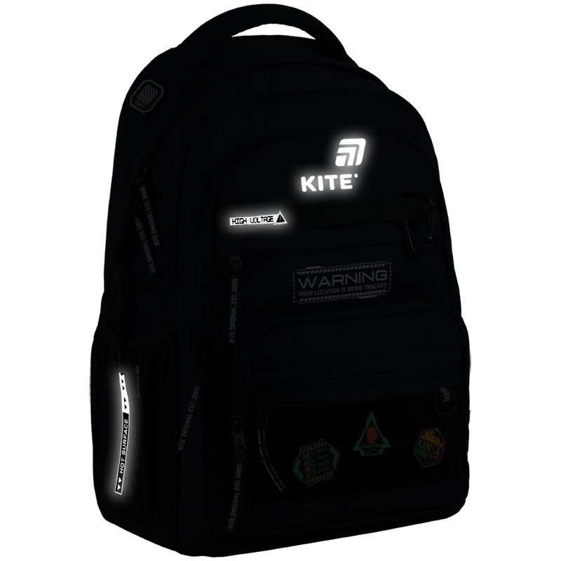 Multifunctional & Customizable Kite Black Backpack – K25-1019L-2
