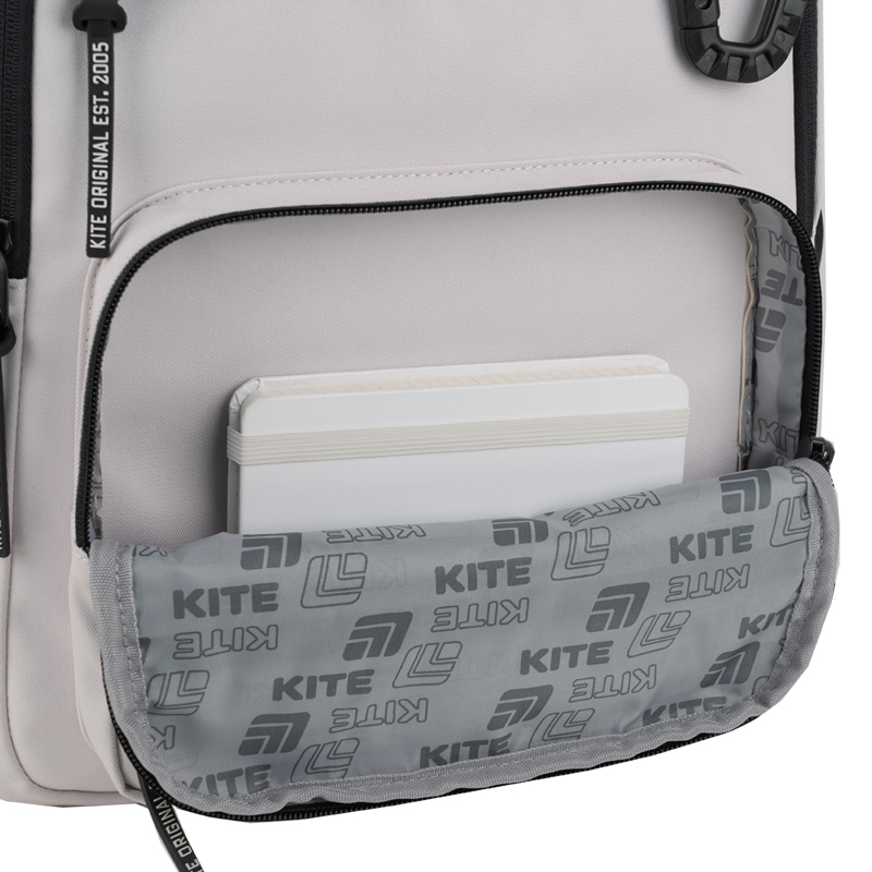 Stylish & Functional Kite Teens Backpack – K25-1019L-3 Beige
