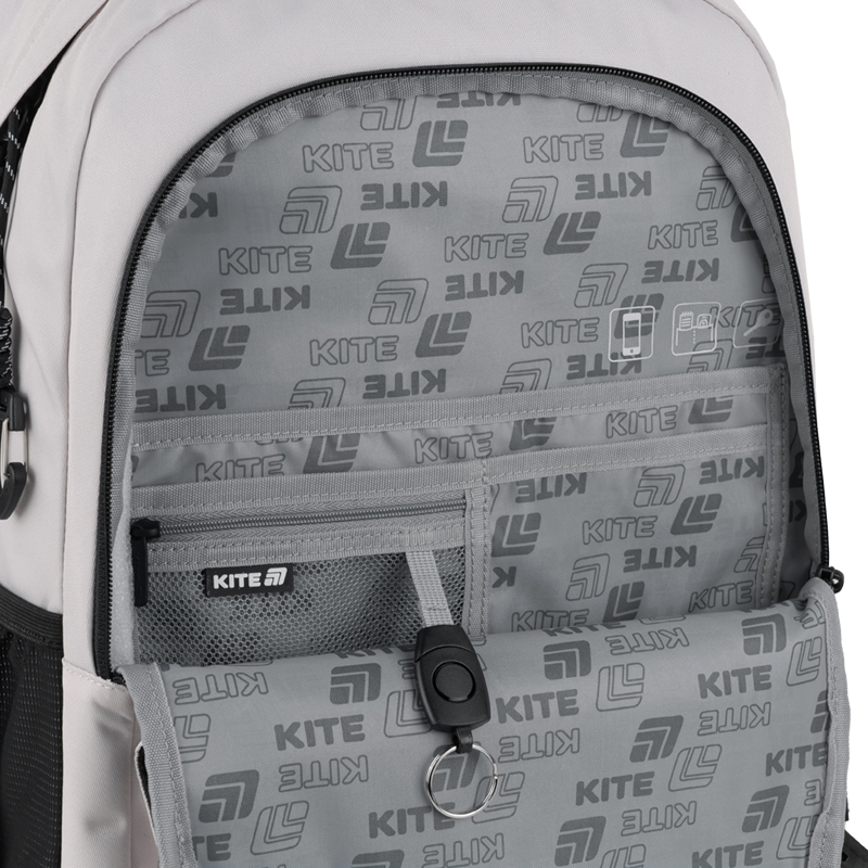 Stylish & Functional Kite Teens Backpack – K25-1019L-3 Beige