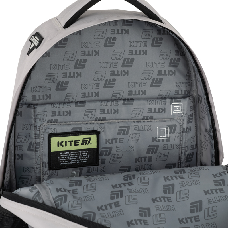 Stylish & Functional Kite Teens Backpack – K25-1019L-3 Beige