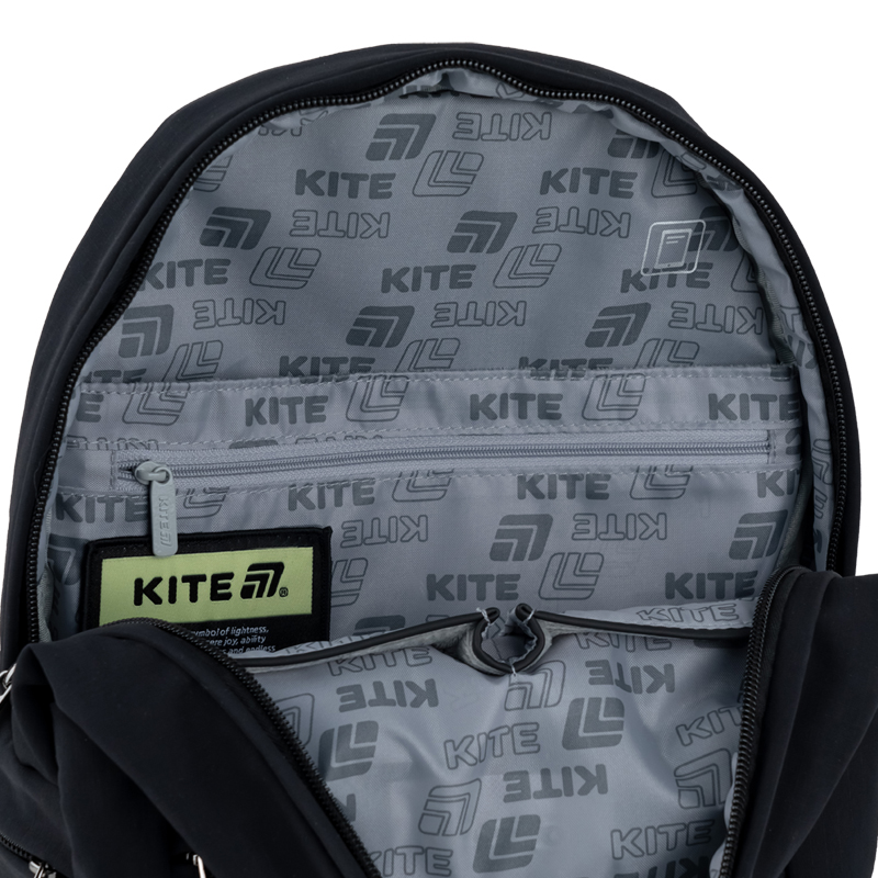 Kite Education Teens Backpack K25-1020S-1 Black