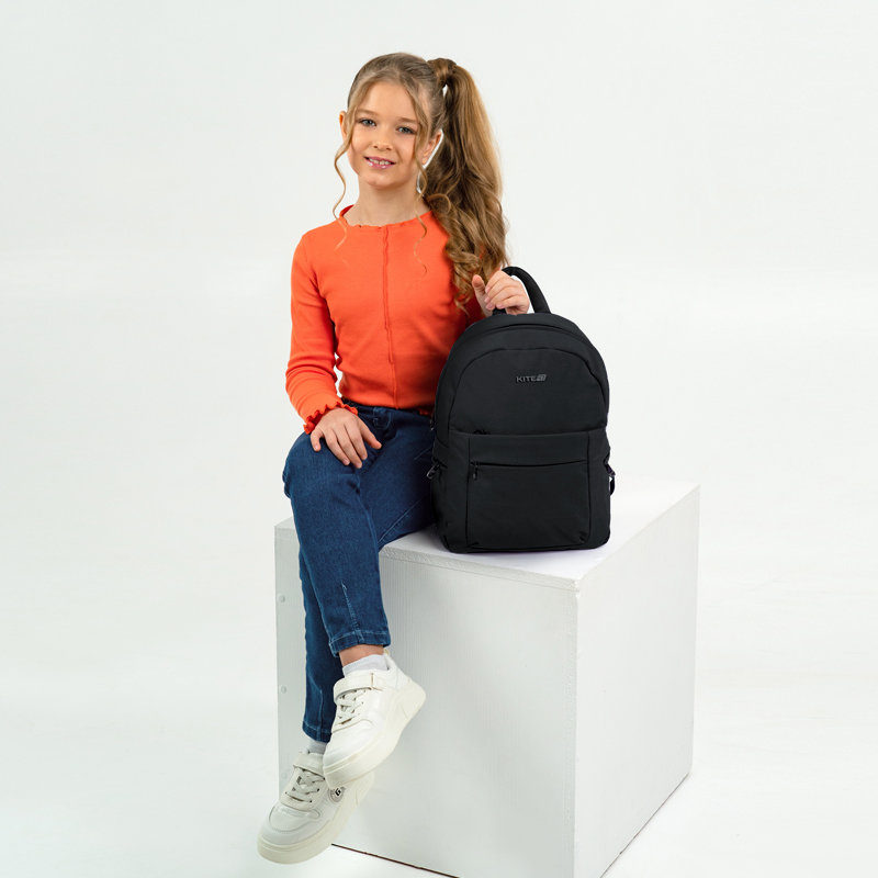 Kite Education Teens Backpack K25-1020S-1 Black