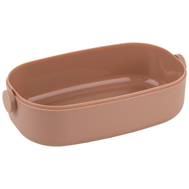 Kite Beige 900 ml Lunch Box – BPA-Free, Microwave Safe with Cutlery