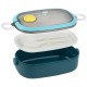 Kite Blue 900 ml Lunch Box – BPA-Free, Microwave Safe with Cutlery