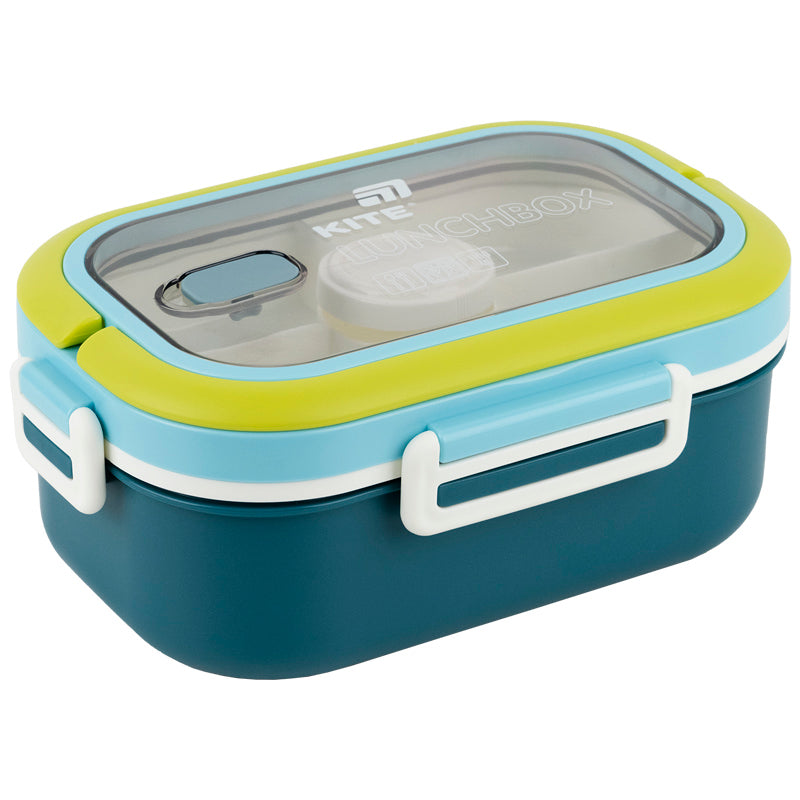 Kite Blue 1100 ml Divided Lunch Box – Four Containers Included