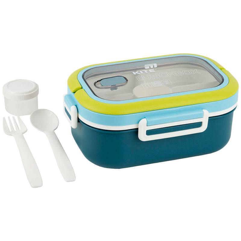 Kite Blue 1100 ml Divided Lunch Box – Four Containers Included