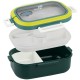 Kite Green 1100 ml Divided Lunch Box – Four Containers Included