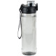 Black 800ml Reusable Water Bottle with Straw & Spout