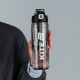 Black 800ml Reusable Water Bottle with Straw & Spout