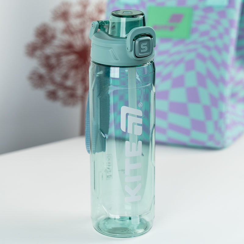 Turquoise 800ml Reusable Water Bottle with Spout