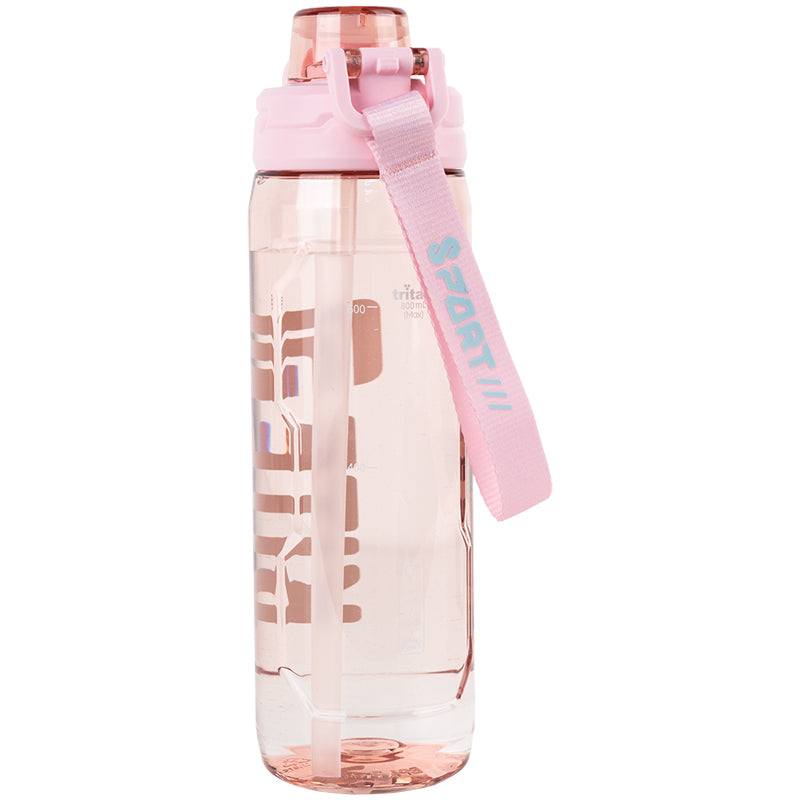 Pink 800ml Tritan Water Bottle for Active Days