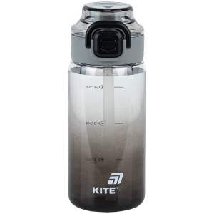 Water bottle Kite, 600 ml, black