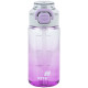 Purple 600ml Water Bottle with Spout & Straw