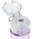 Purple 600ml Water Bottle with Spout & Straw