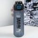 Kite Gray 760 ml Water Bottle – Straw and Cup Lid, BPA-Free Tritan