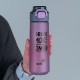 Kite Purple 760 ml Water Bottle – Straw and Cup Lid, BPA-Free Tritan