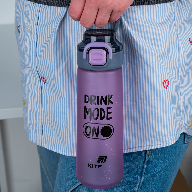 Kite Purple 760 ml Water Bottle – Straw and Cup Lid, BPA-Free Tritan