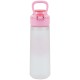 Kite Gray and Pink 760 ml Water Bottle – Straw and Cup Lid, BPA-Free