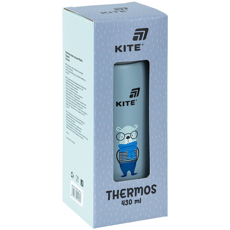 Kite Hot Style 430 ml Children's Thermos – 6-Hour Insulation with Fruit Filter