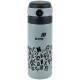 Kite Gray 500 ml Thermos – Wide Neck, 6-Hour Insulation, Fruit Mesh Filter