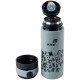 Kite Gray 500 ml Thermos – Wide Neck, 6-Hour Insulation, Fruit Mesh Filter