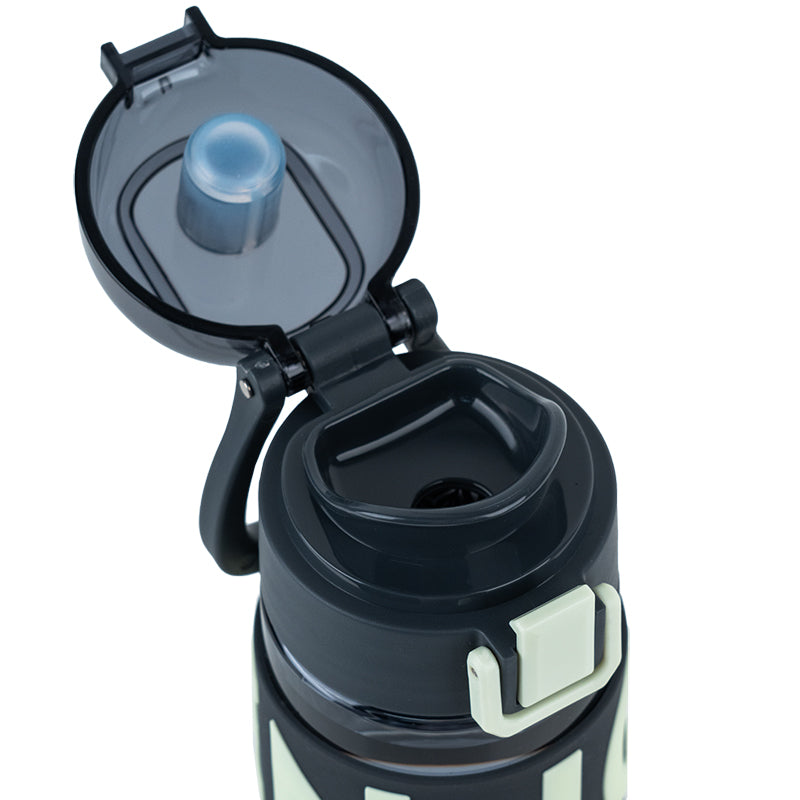 Kite Gray 550 ml Water Bottle – BPA-Free Tritan, Button Lid