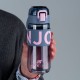 Kite Gray and Pink 550 ml Water Bottle – BPA-Free Tritan, Button Lid