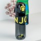 Kite Black and Yellow 680 ml Water Bottle – BPA-Free Tritan, Button Lid