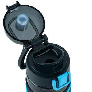 Kite Black & Blue Water Bottle 680 ml