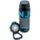 Kite Black and Blue 680 ml Water Bottle – BPA-Free Tritan, Button Lid