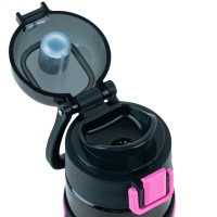 Kite Black & Pink Water Bottle 680 ml