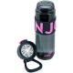 Kite Black and Pink 680 ml Water Bottle – BPA-Free Tritan, Button Lid