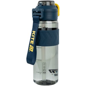 Water bottle Kite, 800 ml, gray-yellow