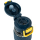 Gray-Yellow 800ml Tritan Water Bottle for Sports