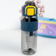 Gray-Yellow 800ml Tritan Water Bottle for Sports