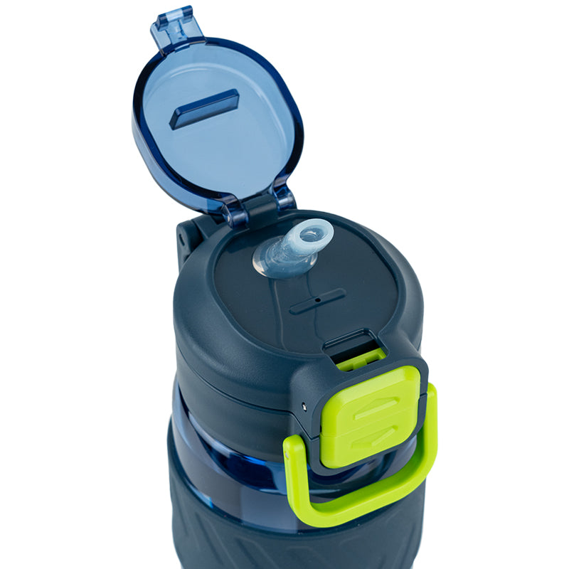 Blue-Green 800ml Sports Bottle with Dual Drinking Modes