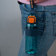800ml Blue-Orange Water Bottle for Active Lifestyles