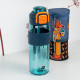800ml Blue-Orange Water Bottle for Active Lifestyles