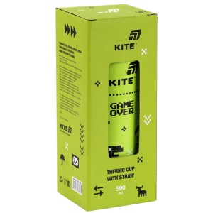 Kite Game Over Straw Thermo Mug 500 ml