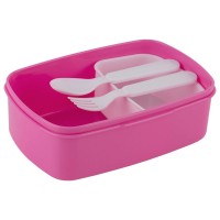 Lunchbox with fork and spoon Kite Anime Girl, 750 ml