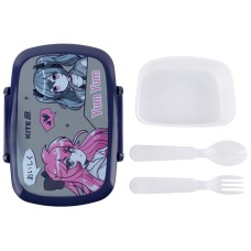 Lunchbox with fork and spoon Kite Anime Girl, 750 ml