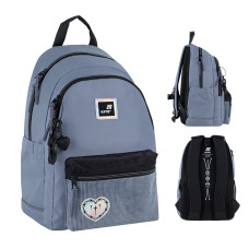 Kite K25-2575M-1 Ergonomic Teen Backpack Gray