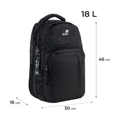 Kite Ergonomic Everyday Backpack Black