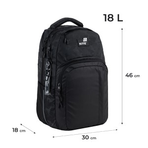 Kite Ergonomic Everyday Backpack Black