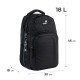 Ergonomic Kite Backpack K25-2578L-1 Black for Teens — Style Meets Comfort