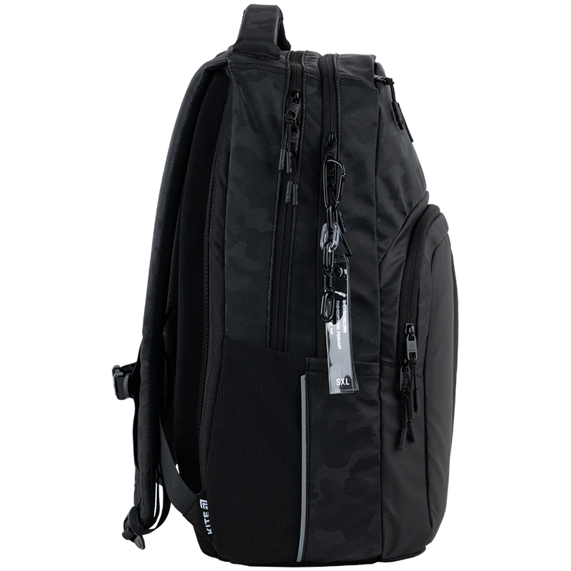 Ergonomic Kite Backpack K25-2578L-1 Black for Teens — Style Meets Comfort