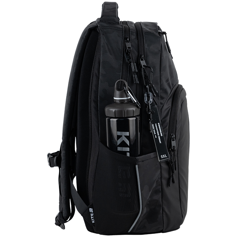 Ergonomic Kite Backpack K25-2578L-1 Black for Teens — Style Meets Comfort