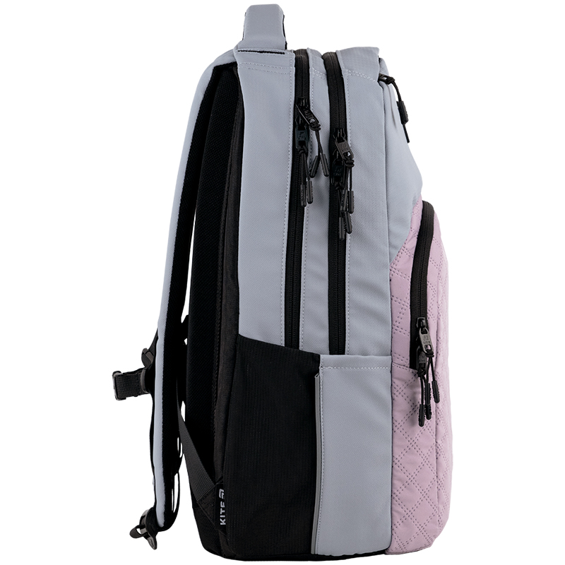 Kite Ergonomic Teen Backpack Grey-Purple - K25-2578L-2
